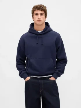Extra zware hoodie van French Terry voor volwassenen