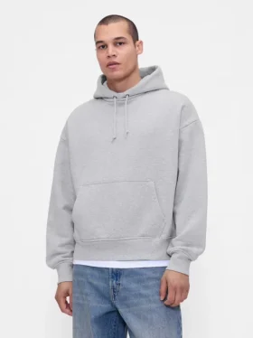 Extra zware hoodie van French Terry voor volwassenen
