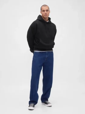 Extra zware hoodie van French Terry voor volwassenen