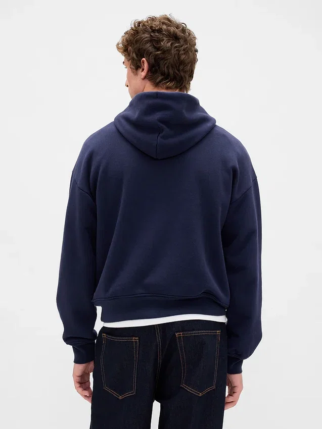 Extra zware hoodie van French Terry voor volwassenen