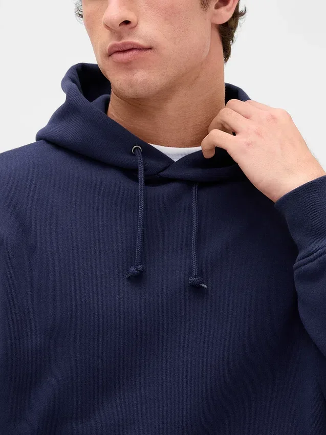 Extra zware hoodie van French Terry voor volwassenen