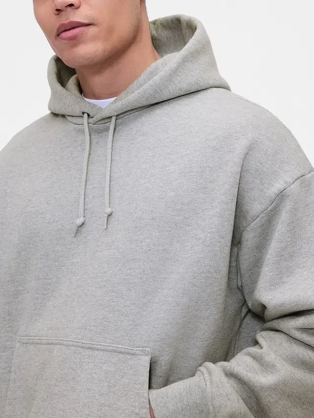 Extra zware hoodie van French Terry voor volwassenen