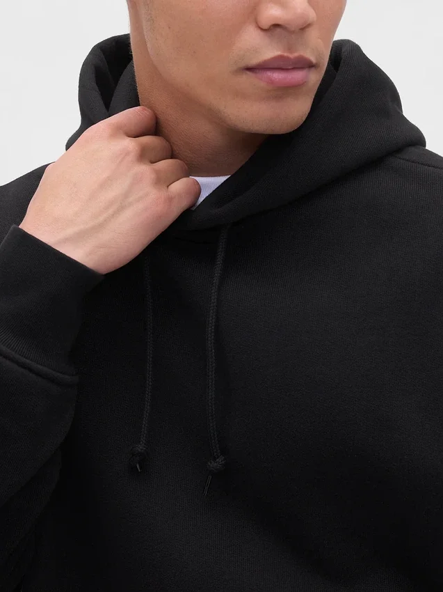Extra zware hoodie van French Terry voor volwassenen