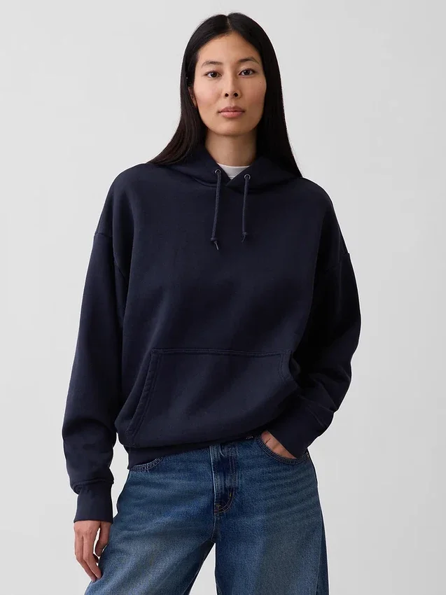 Extra zware hoodie van French Terry voor volwassenen