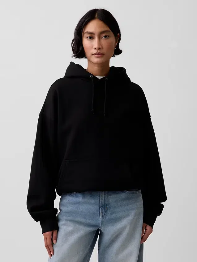 Extra zware hoodie van French Terry voor volwassenen