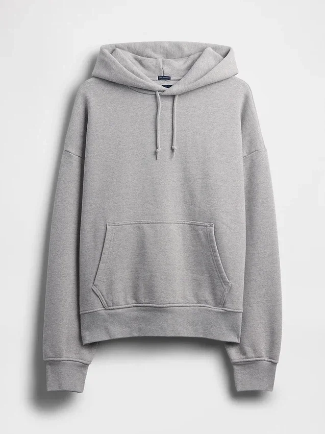 Extra zware hoodie van French Terry voor volwassenen