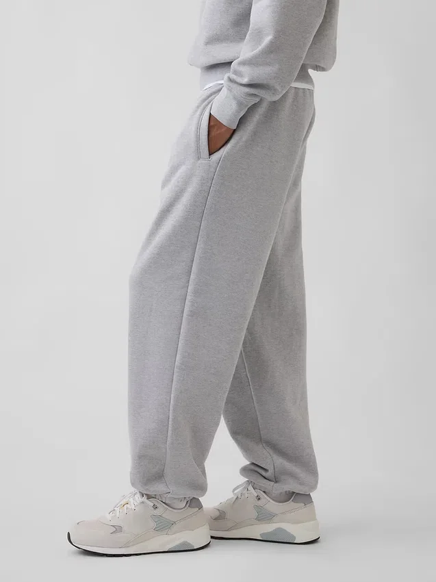 Extra zware joggingbroek van French Terry voor volwassenen