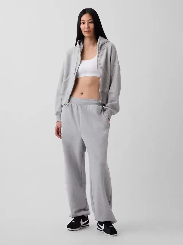 Extra zware joggingbroek van French Terry voor volwassenen