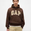 Extra zware oversized hoodie van French Terry met logo voor volwassenen