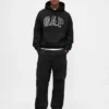 Extra zware oversized hoodie van French Terry met logo voor volwassenen