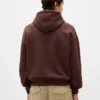 Extra zware oversized hoodie van French Terry met logo voor volwassenen