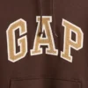 Extra zware oversized hoodie van French Terry met logo voor volwassenen