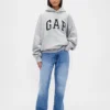 Extra zware oversized hoodie van French Terry met logo voor volwassenen