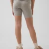 Fietskorte broek met omgeslagen zoom voor kinderen