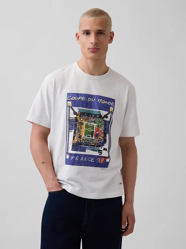 FIFA World Cup™ T-shirt met print in relaxte pasvorm
