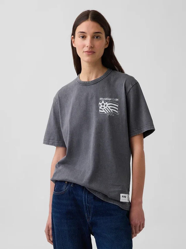 FIFA World Cup™ T-shirt met print in relaxte pasvorm