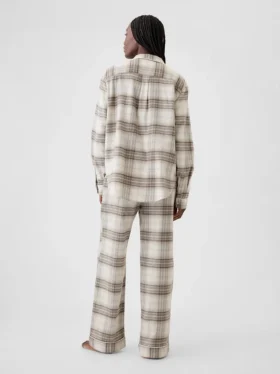 Flanellen pyjamaset
