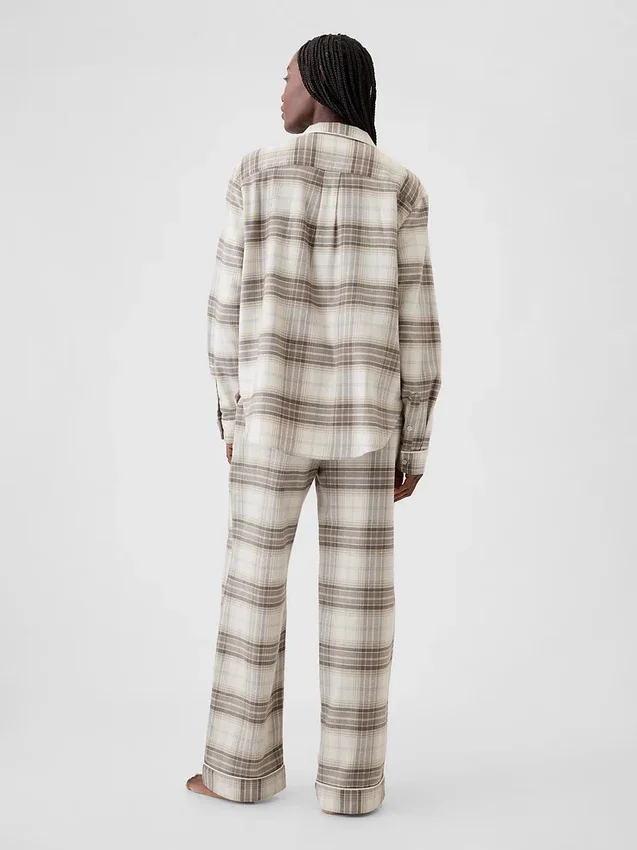Flanellen pyjamaset