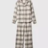 Flanellen pyjamaset