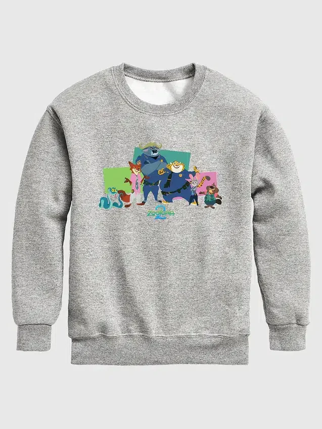 Fleece-trui met Disney Zootopia-figuren voor peuters