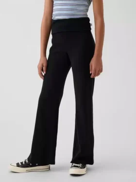 Fold-over flare-legging voor kinderen