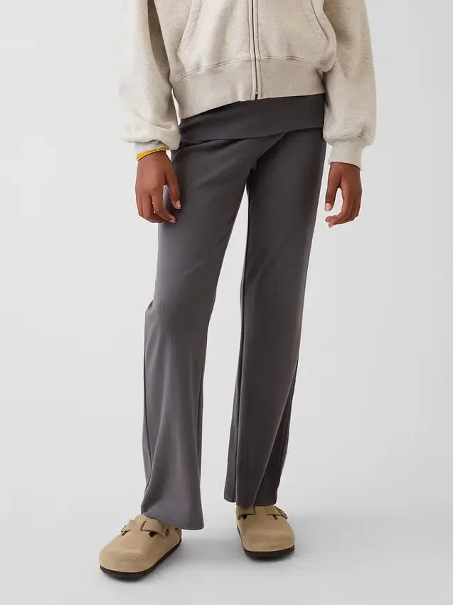 Fold-over flare-legging voor kinderen