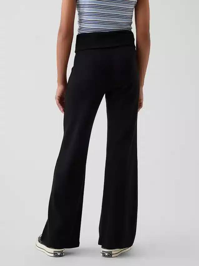 Fold-over flare-legging voor kinderen