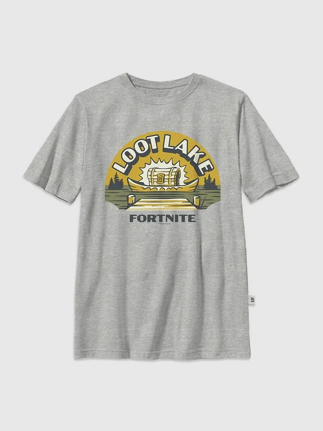 Fortnite Loot Lake T-shirt met print voor kinderen