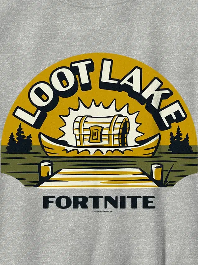 Fortnite Loot Lake T-shirt met print voor kinderen