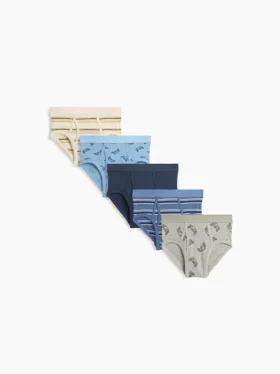 Gaming-slips van biologisch stretchkatoen voor kinderen (5-pack)
