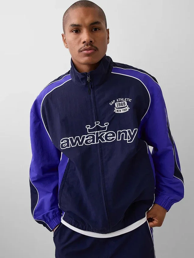 GAP × Awake Ny gerecycled oversized trainingsjack