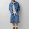 GAP × Awake NY oversized denimjasje met stippenmotief