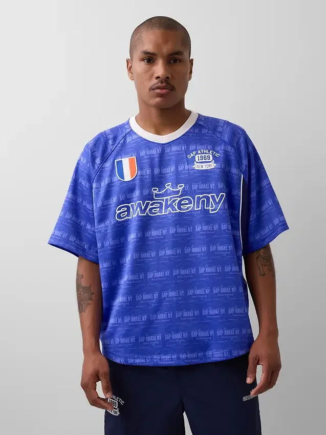 GAP × Awake Ny oversized jersey met logo