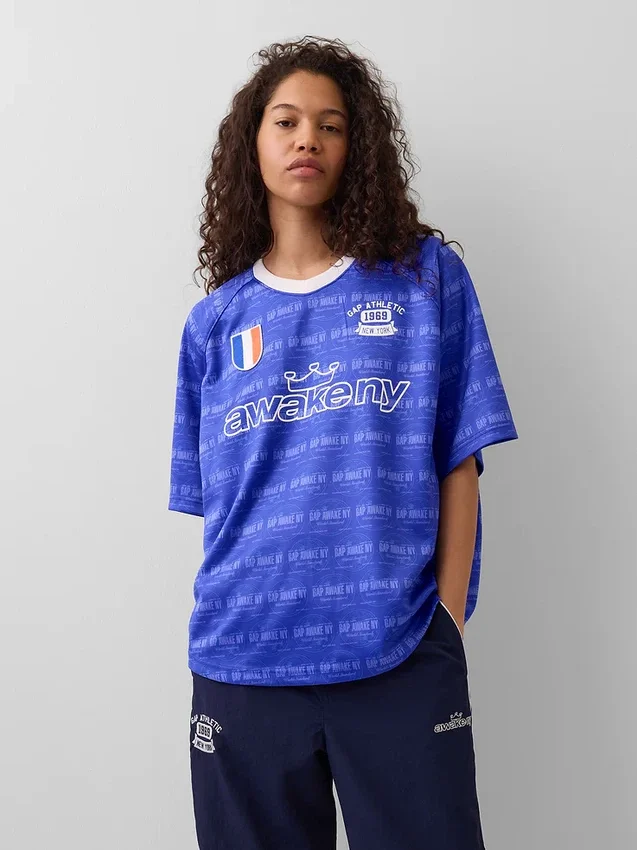 GAP × Awake Ny oversized jersey met logo