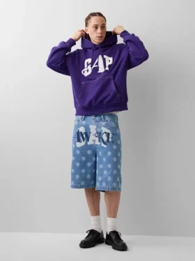 Gap × Awake Ny zware oversized hoodie met logo
