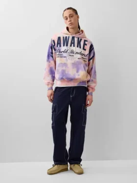 Gap × Awake Ny zware oversized hoodie met logo