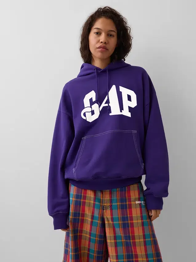 Gap × Awake Ny zware oversized hoodie met logo