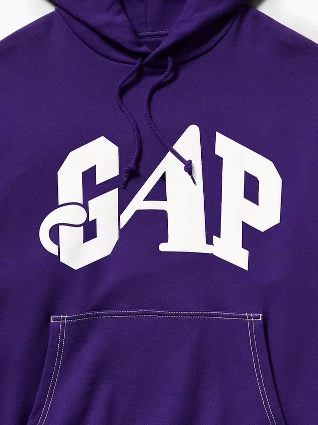 Gap × Awake Ny zware oversized hoodie met logo