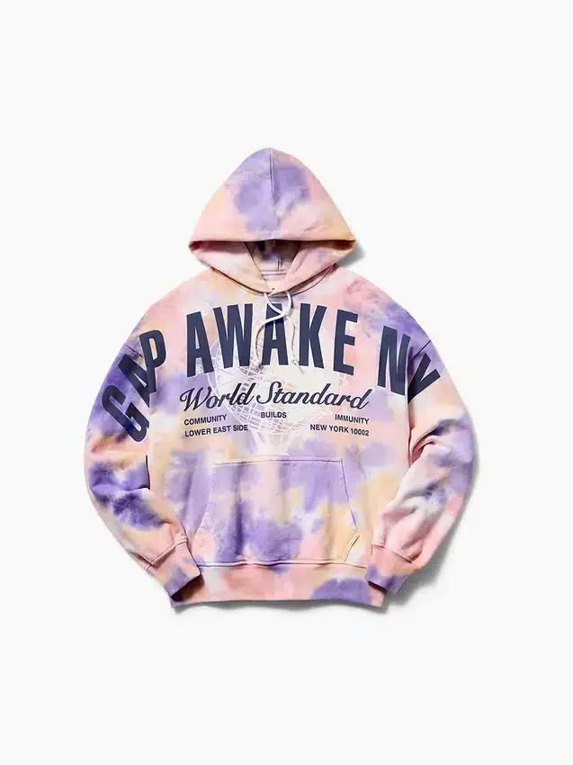 Gap × Awake Ny zware oversized hoodie met logo