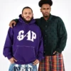 Gap × Awake Ny zware oversized hoodie met logo