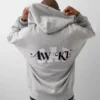 Gap × Awake Ny zware oversized hoodie met rits en logo