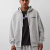 Gap × Awake Ny zware oversized hoodie met rits en logo
