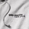 Gap × Awake Ny zware oversized hoodie met rits en logo