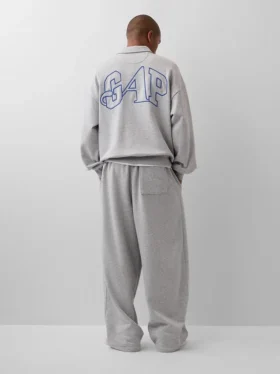 GAP × Awake Ny zware oversized pullover met kwartritssluiting