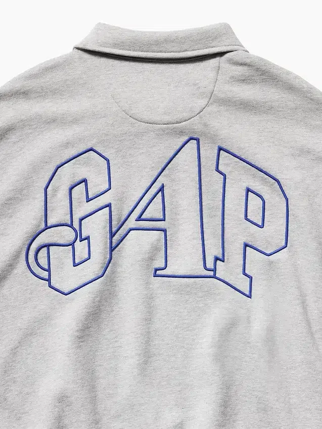 GAP × Awake Ny zware oversized pullover met kwartritssluiting
