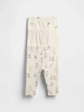 Gap × Disney Baby biologisch katoen broek met elastische taille (3-pack)