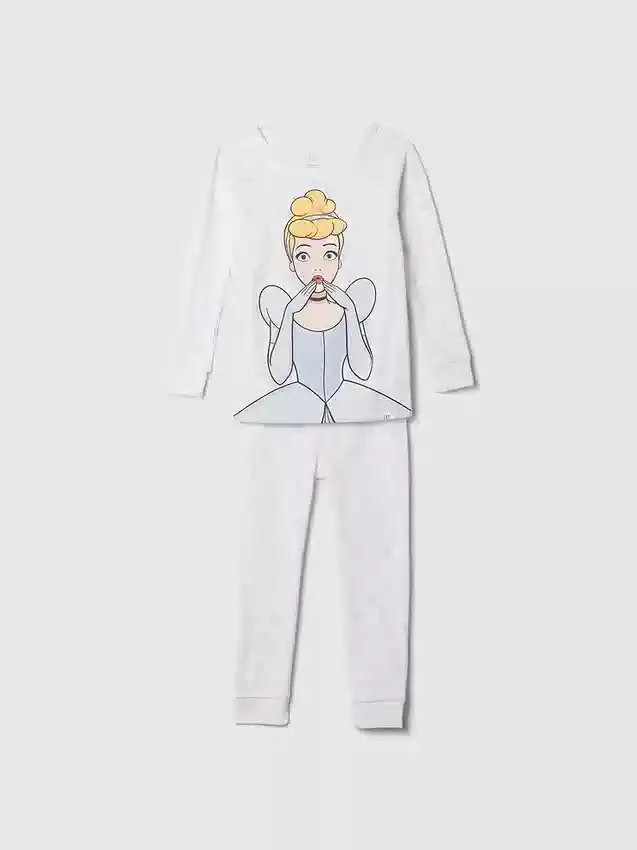 GAP × Disney Baby biologische pyjamaset van geborsteld katoen met prinsessenthema