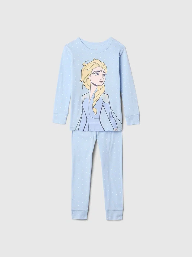 GAP × Disney Baby biologische pyjamaset van geborsteld katoen met prinsessenthema