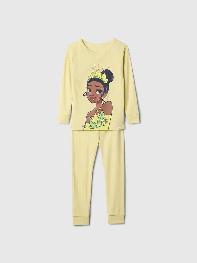 GAP × Disney Baby biologische pyjamaset van geborsteld katoen met prinsessenthema