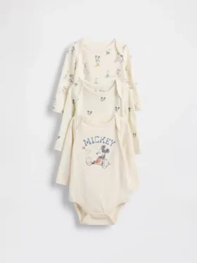 GAP × Disney Baby Body's van biologisch katoen (3-pack)